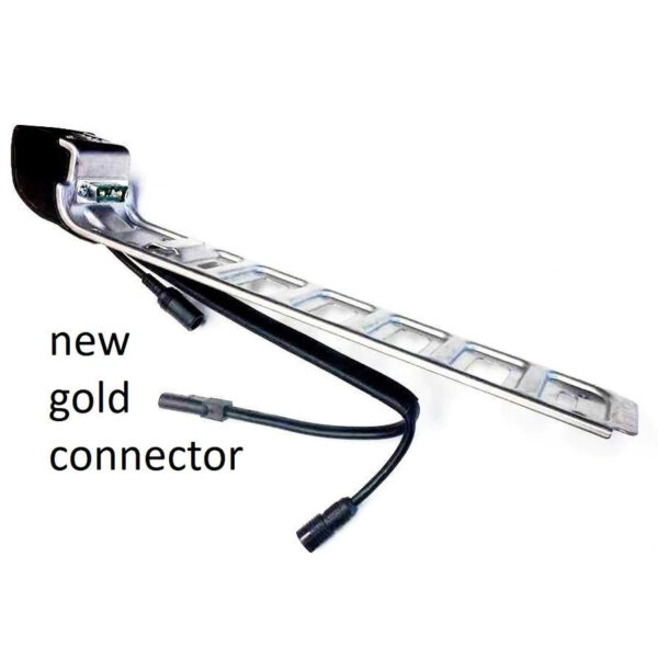 Batterieschiene-RR-DC Gepäckträgerakku, gold Motorstecker. neu